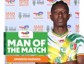 أمادو هايدارا أفضل لاعب فى مباراة مالى ضد جنوب أفريقيا