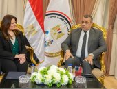 وزير الإنتاج الحربى يستقبل  وزيرة الهجرة لبحث التعاون لدعم المصريين بالخارج
