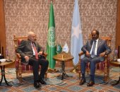 أبو الغيط يلتقى الرئيس الصومالى ويؤكد دعم الجامعة العربية لمقديشو 