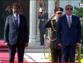 مراسم استقبال رسمية للرئيس الصومالى حسن شيخ محمود بقصر الاتحادية
