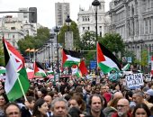 لا للإبادة الجماعية فى غزة.. مظاهرات إسبانية بالأعلام الفلسطينية لوقف العدوان