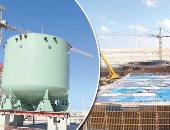 محطة الضبعة تشهد تنفيذ 5معالم رئيسية خلال 14شهرا أهمها تركيب "مصيدة قلب المفاعل"