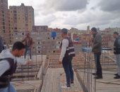 إزالة 3 حالات بناء مخالف فى حملات بحى المنتزه ثان بالإسكندرية 