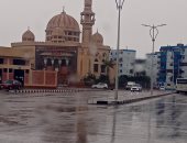 هطول أمطار غزيرة على مدينتى بورسعيد وبورفؤاد ورفع حالة الطوارئ.. صور
