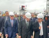 وزير التموين يتفقد صومعة ميناء غرب بورسعيد بطاقة إنتاجية 100 ألف طن
