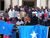 رئيس جامعة بنها يلتقى الطلاب الصوماليين الوافدين ويستمع لمقترحاتهم.. صور