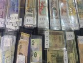 عملات قديمة بأسعار رمزية فى معرض الكتاب.. الـ 50 دولارا بـ75 جنيها مصريا "صور"