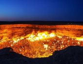 "باب الجحيم".. كل ما تحتاج معرفته عن حفرة النار بتركمانستان وأثرها على المناخ