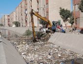 حملة مكبرة لتطهير المجاري المائية بمركز أبو قرقاص في المنيا