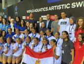 منتخب مصر للسباحة التوقيعية بالمركز الثامن عالمياً بعد التألق ببطولة العالم