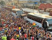 منتخب غينيا يحظى باستقبال شعبى رغم الخروج من كأس أمم أفريقيا.. صور