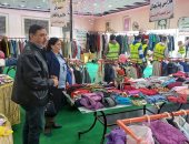 معرض لتوزيع الملابس الجديدة مجانا على 400 أسرة من الأولى بالرعاية فى المنوفية 