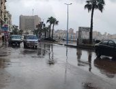 أمطار غزيرة تضرب الإسكندرية منذ ساعات الصباح.. فيديو 