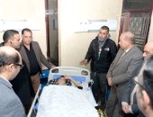 رئيس جامعة المنصورة يتفقد مصابى فلسطين لاستكمال علاجهم بمستشفيات الجامعة