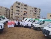 انطلاق قافلة طبية مجانية بقرية العيساوية بسوهاج ضمن مبادرة حياة كريمة