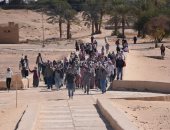 "أهل مصر".. جولة أثرية بمعبد هيبس ومقابر البجوات لفتيات المحافظات الحدودية