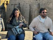 إيمي سمير غانم تتصدر التريند بعد حقيبة صورة والدها والممثلة المفضلة لديها