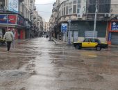 أمطار غزيرة تضرب الإسكندرية مع انخفاض درجات الحرارة.. فيديو وصور 
