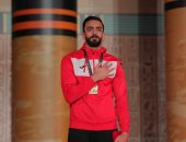 الأردني أحمد أبو السعود يتوج بذهبية حصان الحلق فى كأس العالم للجمباز الفني