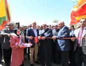 وزير الإسكان ومحافظ الوادي الجديد ورئيس جامعة الأزهر يفتتحون "كلية البنات"