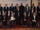 تكريم أبطال مصر البارالمبيين فى ختام مؤتمر تأهيل الكوادر الرياضية
