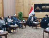 رئيس جامعة بنها يستقبل وفد بيت العائلة المصرية لتعزيز سبل التعاون 