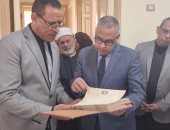 محافظ سوهاج يوجه بنقل الكتب النادرة بمعهد أمير الصعيد لمعمل ترميم مكتبة رفاعة
