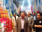 افتتاح معرض أهلا رمضان فى طهطا بسوهاج لبيع السلع الغذائية بأسعار مخفضة