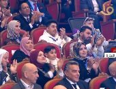 أطفال من غزة باحتفالية قادرون باختلاف: مصر بلدنا والرئيس السيسى أبونا