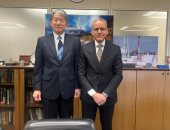 رئيس هيئة الرقابة النووية يتفق مع نظيره اليابانى على تبادل الخبرات والتدريب