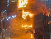 مقتل 2 وإصابة 3 آخرين فى حريق بمنطقة كراماتورسك بدونيتسك