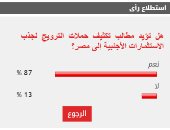 %87 من القراء يطالبون بتكثيف حملات الترويج لجذب الاستثمارات الأجنبية إلى مصر