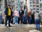 حملة مكبرة لإزالة التعديات على شاطئ أبو العباس في الجمرك بالإسكندرية 