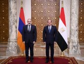 الرئيس السيسى يستقبل رئيس وزراء أرمينيا ويثنيان على العلاقات التاريخية بين الشعبين