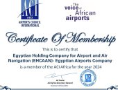 المجلس الدولى للمطارات يجدد عضوية ميناء القاهرة الجوى والمصرية للمطارات