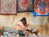 "الخيامية" فن توارثته الأجيال لتزيين الشوارع فى رمضان.. تقرير بـ"مانشيت"