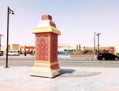 محافظة أسوان تضع "فانوس رمضان" فى واجهة ميدان المحطة استعداداً للشهر الفضيل