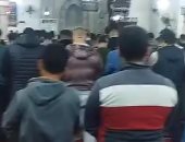 إقبال كبير من المصلين في صلاة التراويح من مسجد سيدى أحمد الفولى بالمنيا