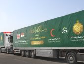 بيت الزكاة والصدقات يتلقى تبرعات بريطانية بـ11 شاحنة عملاقة لدعم غزة