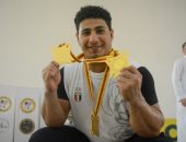 أحمد السيد عاشور يحصد 3 ذهبيات فى رفع الأثقال بدورة الألعاب الأفريقية