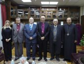 رئيس أساقفة الكنيسة الأسقفية يستقبل الأمين العام لمجلس كنائس الشرق الأوسط