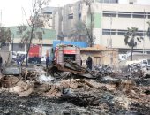 تفاصيل السيطرة على حريق استوديو الأهرام و5 عقارات مجاورة.. فيديو