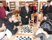 مسابقات شطرنج ودورى معلومات فى المهرجان الرمضانى بجامعة قناة السويس