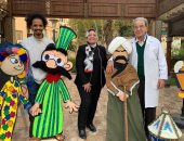 "بكار ورشيدة" فى معرض أهلا رمضان الفنى بكلية التربية الفنية جامعة حلوان.. صور