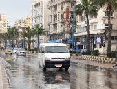 الأمطار الغزيرة تتواصل على الإسكندرية مع ثالث أيام نوة الشمس الكبرى.. فيديو