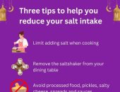 الصحة العالمية تقدم 3 طرق للإقلال من الملح لتجنب الجفاف فى الصيام