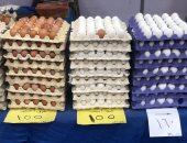انخفاض سعر بيض المائدة فى معرض أهلا رمضان بالعمرانية
