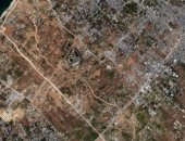 صور فضائية تكشف تدمير الاحتلال الإسرائيلى لـ35 % من المبانى فى قطاع غزة