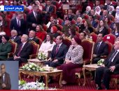 الرئيس السيسى والسيدة قرينته يشاهدان فيلما تسجيليا عن جهود دعم المرأة