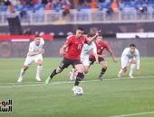 مصطفى محمد يسجل أول هدف فى استاد مصر ويتقدم للمنتخب أمام نيوزيلندا.. صور